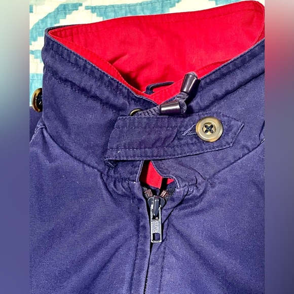 Vintage London Fog Limited Edition Colorblock Windbreaker Navy Red M-XS W-S - Picture 3 of 11